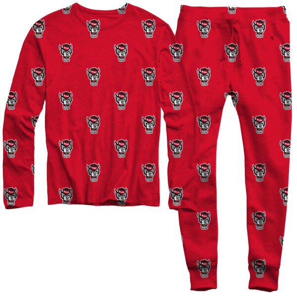 Red Youth Long Sleeve PJ Set / All